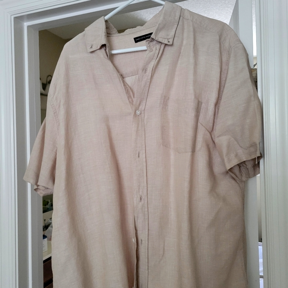 Saks Fifth Avenue Short Sleeved Button-down